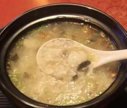 江东鲈鱼粥：龙海榜山镇长洲村美食，地方小吃-江东大酒店江东鲈鱼粥,产地宝