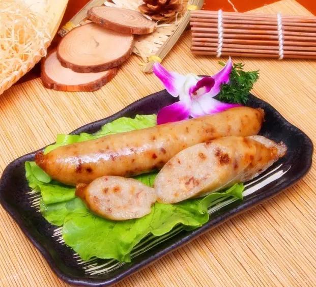 长泰糯米肠：漳州长泰特产美食，地方小吃-糯米肠,产地宝