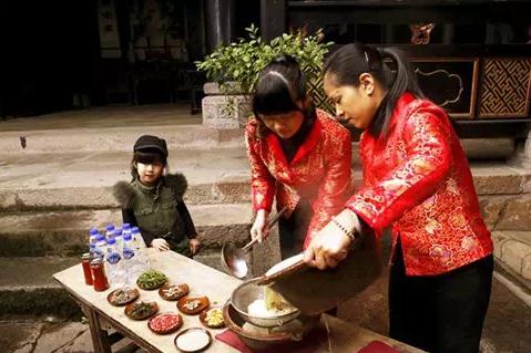 泰宁擂茶：三明泰宁三宝特产-泰宁尚书阁擂茶馆馆、尚品苑擂茶馆擂茶,产地宝