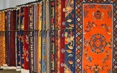 拉萨藏毯-西藏帮锦镁朵藏毯:西藏拉萨特产-拉萨藏毯卡垫,产地宝