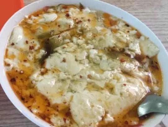 福山老豆腐:烟台福山区特产老豆腐,产地美食候氏老豆腐,产地宝