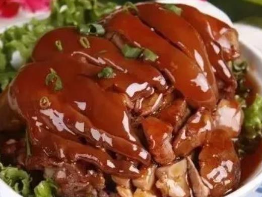 章丘辛寨肘子:济南章丘区特色美食辛寨肘子,产地食品,产地宝