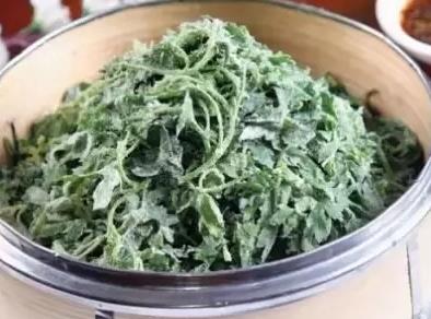 长清灵岩炸四芽:济南市长清区特色小吃灵岩炸四芽,产地宝