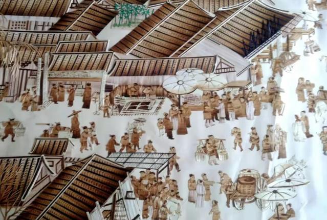 泊里麦草画:青岛黄岛区泊里特产麦草画,产地网销工艺品,产地宝