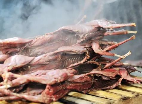 汝南风干兔肉:驻马店市汝南县特产食品美食风干兔肉,产地宝