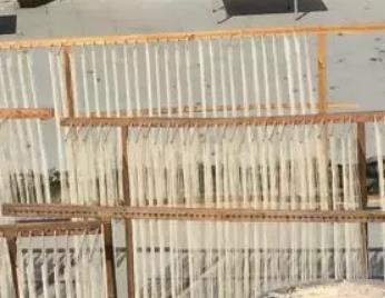 三联索面:杭州临安湍口镇特产食品三联村索面条,产地宝