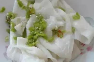 建德米粉皮:杭州建德市莲花镇特色美食米粉皮,产地宝