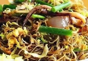 西旸炒米粉:温州市泰顺县西旸镇特色美食炒米粉,产地宝