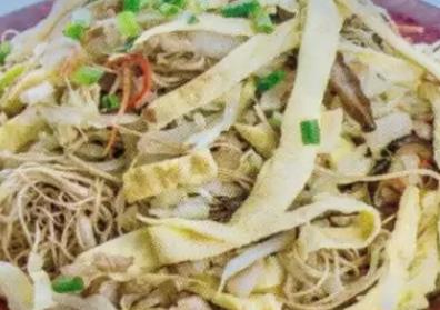 楠溪素面:温州永嘉县特色美食楠溪素面,产地食品素面,产地宝