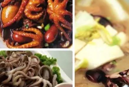 望潮儿年糕:温州市乐清特色美食望潮儿就是小章鱼年糕,产地宝