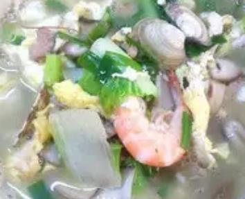 清江三鲜面:温州市乐清特色美食清江三鲜面,产地宝
