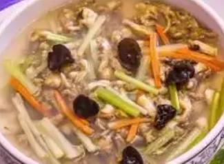 琥珀蛏子羹:温州市洞头区特色海鲜美食琥珀蛏子羹,产地宝