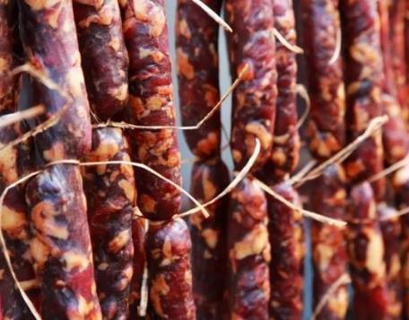 安昌腊肠:绍兴市柯桥区特色食品安昌腊肠,产地食品腊肠,产地宝