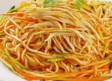 张家港风扇凉面:苏州市张家港特色美食风扇凉面,产地宝