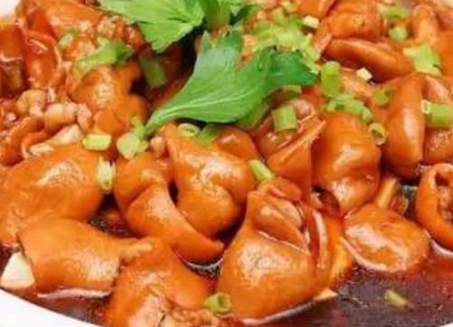 江油红烧肥肠:绵阳市江油特色美食红烧肥肠,产地食品,产地宝