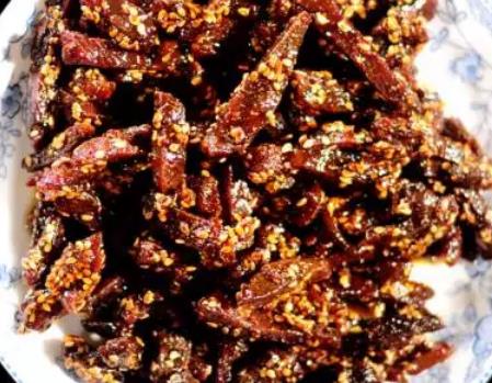 马昌恒裹汁牛肉:德阳旌阳区特色食品美食马昌恒裹汁牛肉,产地宝