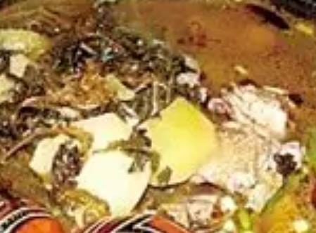 美姑酸菜土豆鸡:凉山州美姑县产地特色美食酸菜土豆鸡,产地宝