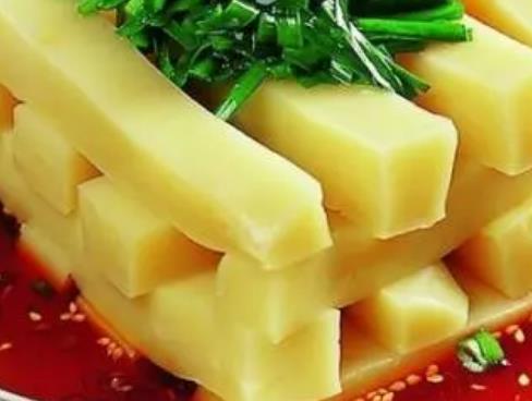 定边搅团:榆林定边县特色美食小吃搅团,产地食品荞面搅团,产地宝