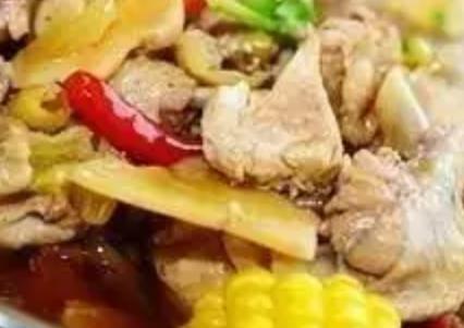 南郑泡姜鸡:汉中南郑区特色美食小吃泡姜鸡,产地食品泡姜鸡,产地宝