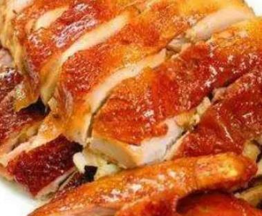 庐州烤鸭:合肥庐阳区特色美食小吃庐州烤鸭,产地食品烤鸭,产地宝