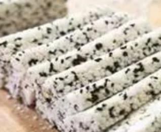 庐江米糖:合肥庐江县特色美食小吃冻米糖,产地食品糕点米糖,产地宝
