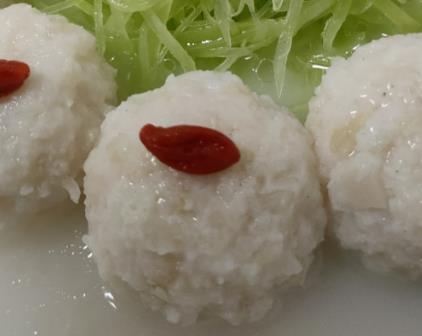 米市鱼肉圆:芜湖市镜湖区特色美食小吃米市鱼肉团圆,产地宝