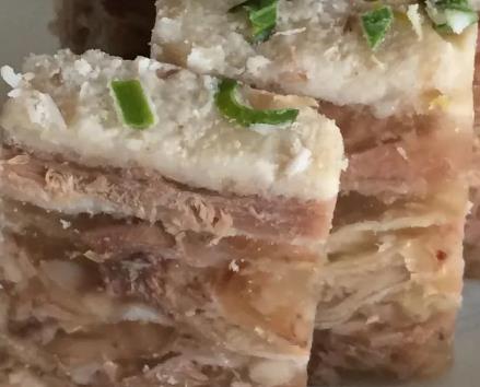 花桥羊糕:芜湖湾沚区特产美食花桥羊糕,产地食品羊糕,产地宝