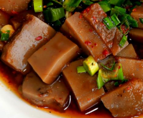 昌楮栗豆腐:芜湖繁昌特色美食小吃橡栗豆腐,产地食品楮栗豆腐,产地宝